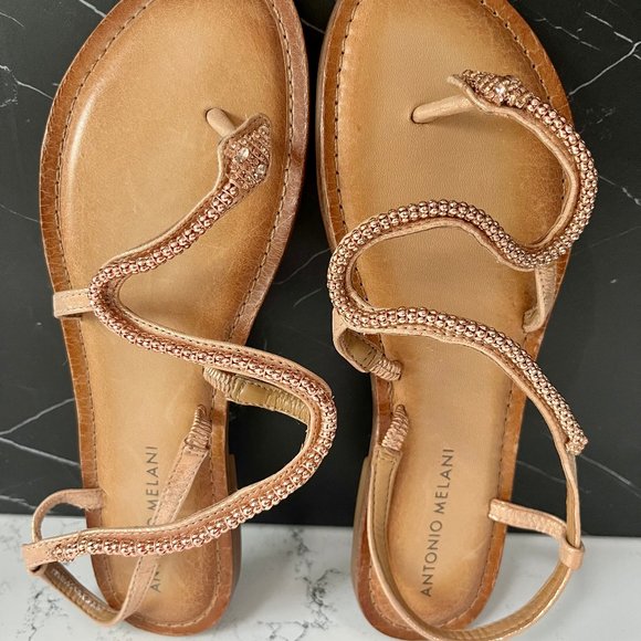 Antonio melani shop snake sandals